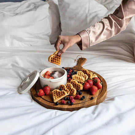 Viðarbretti hringlaga L – ⌀40,3 cm