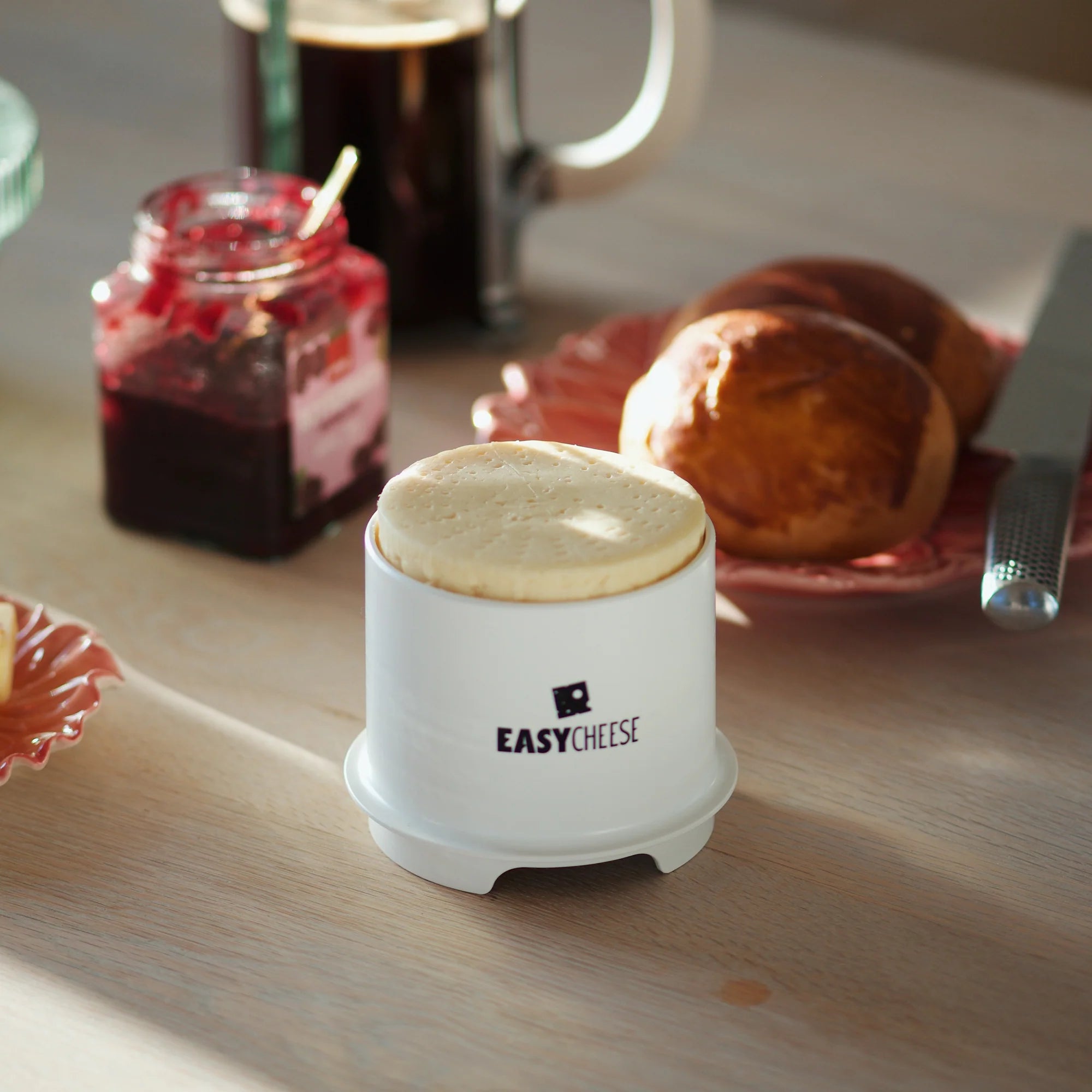 EasyCheese Hringlaga - Hvítt