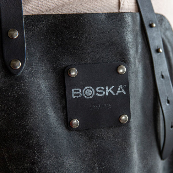 Leðursvunta Mr.Smith – Svört