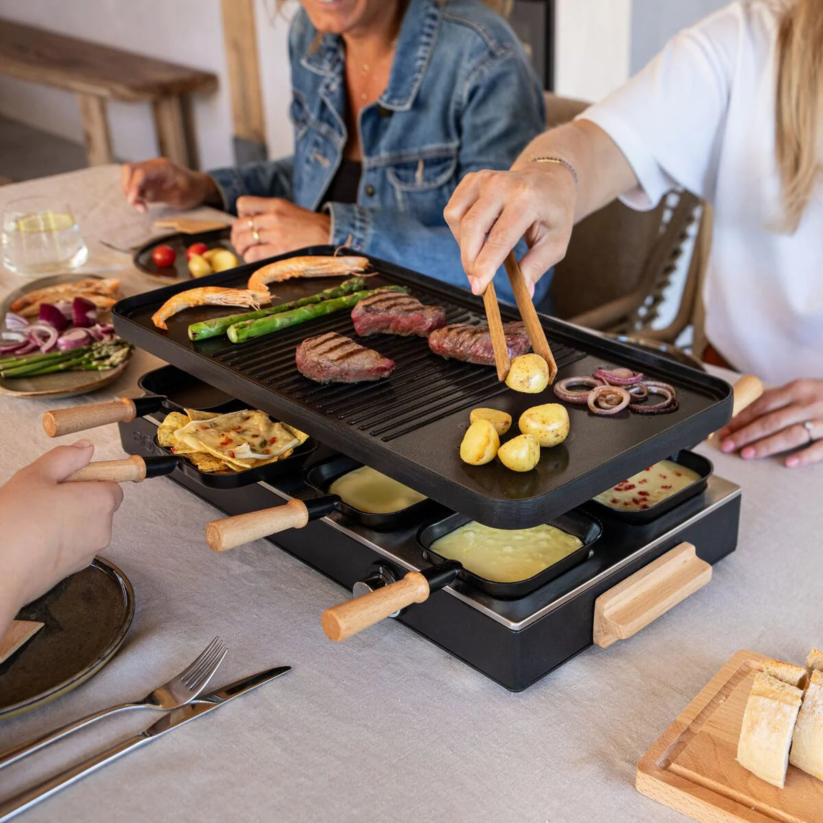 Raclette Gourmet Party - fyrir 8 manns - FORSALA