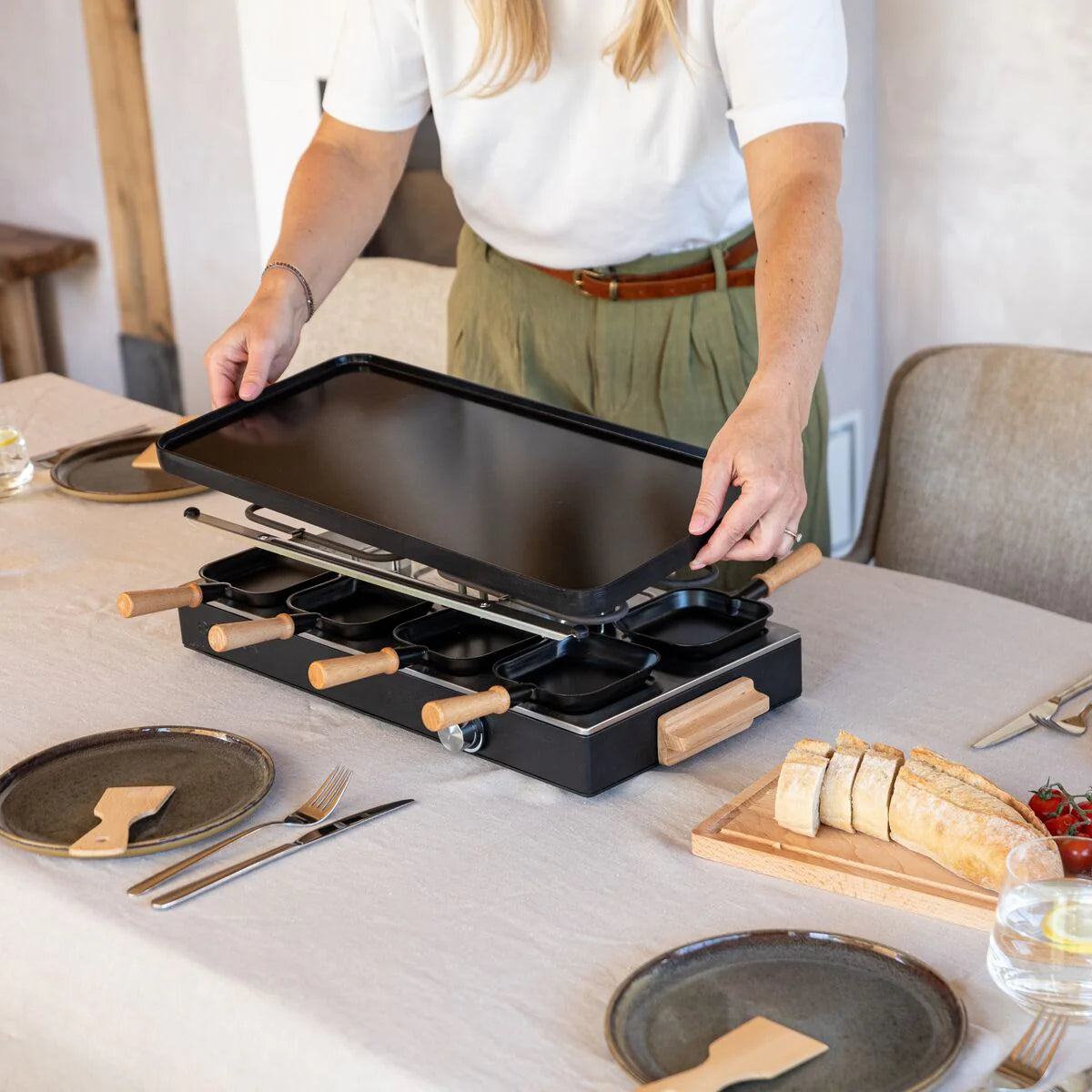Raclette Gourmet Party - fyrir 8 manns - FORSALA