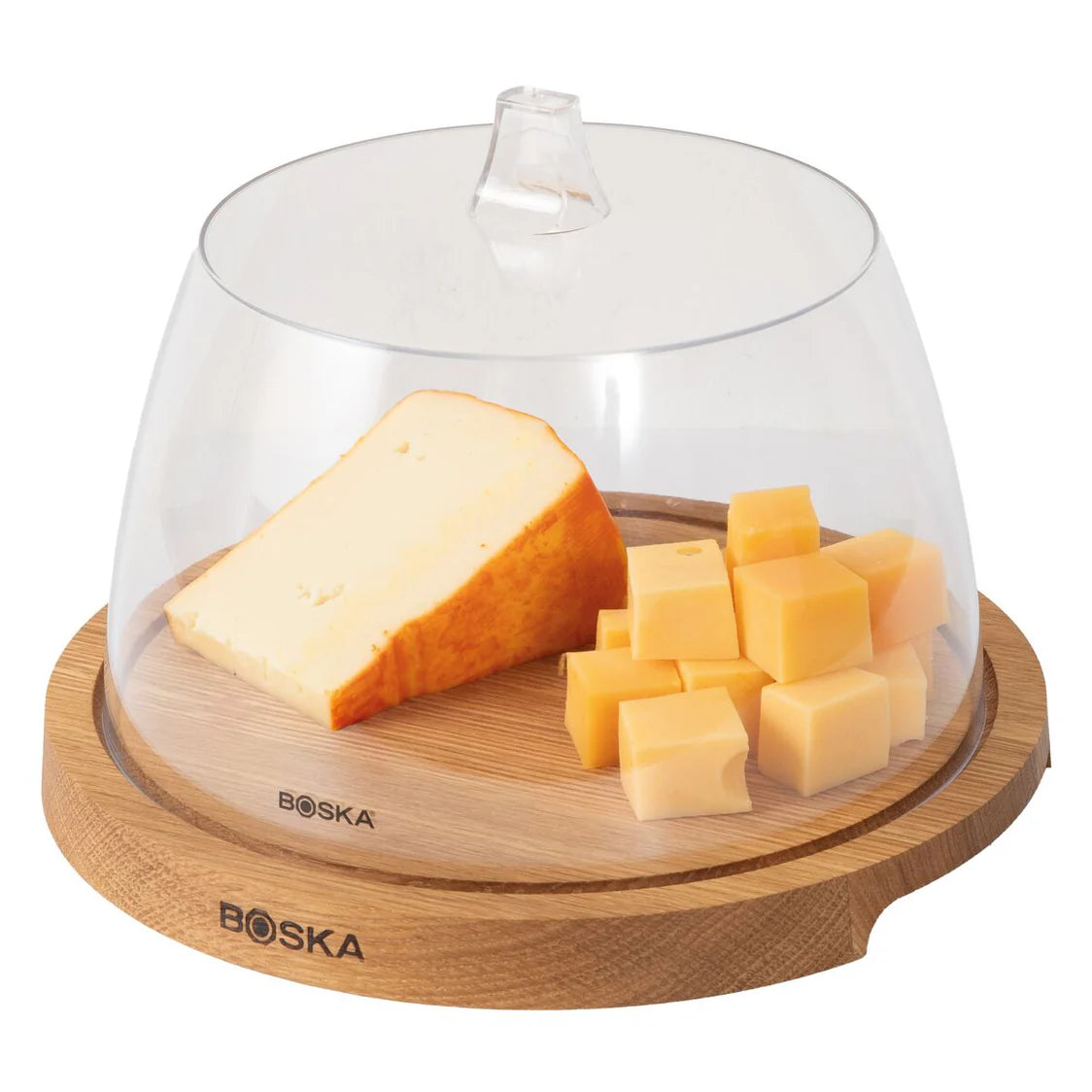 Hringlaga viðarbretti Friends - með kúpli