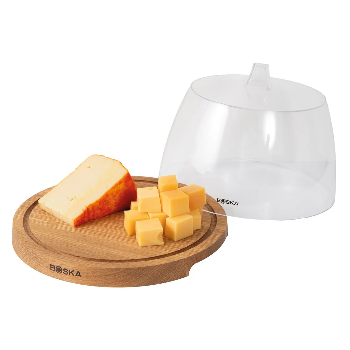 Hringlaga viðarbretti Friends - með kúpli